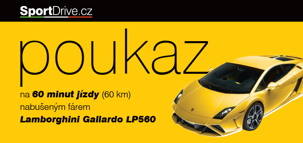 40 minut (40 km) jízdy ve voze Ferrari a Lamborghini (80 minut celkem)