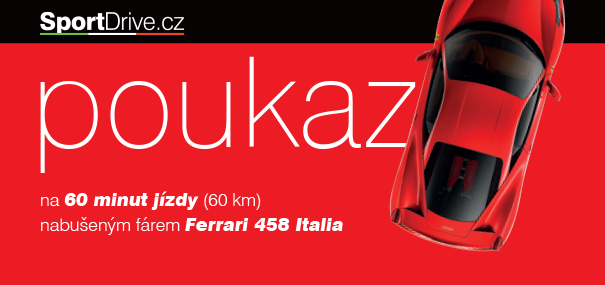 40 minut (40 km) jízdy ve voze Ferrari a Lamborghini (80 minut celkem)